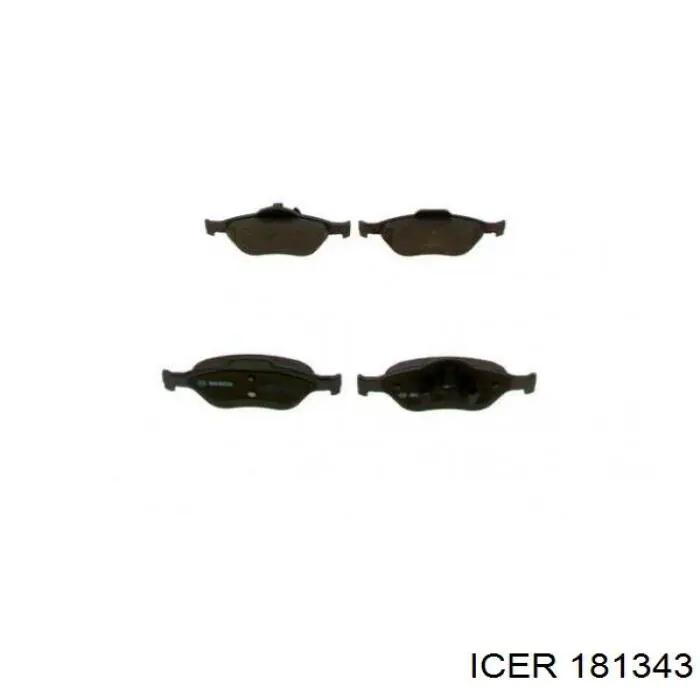 Колодки Icer 181343 цена, от 21.64 USD