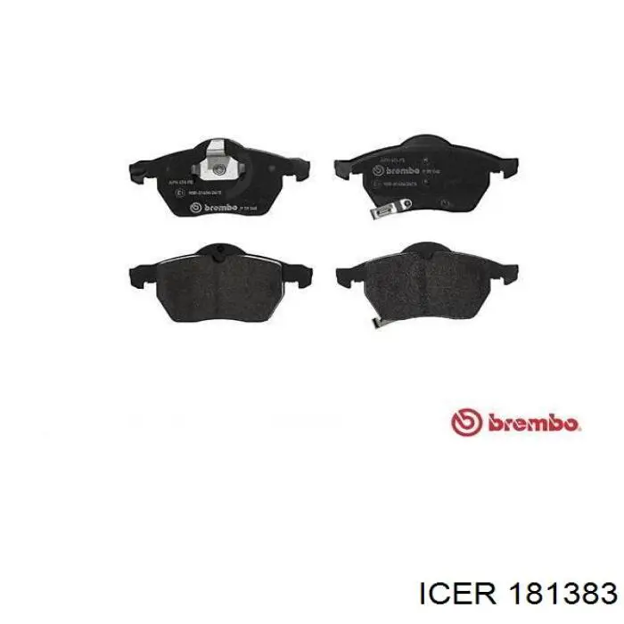 181383 Icer Колодки передние