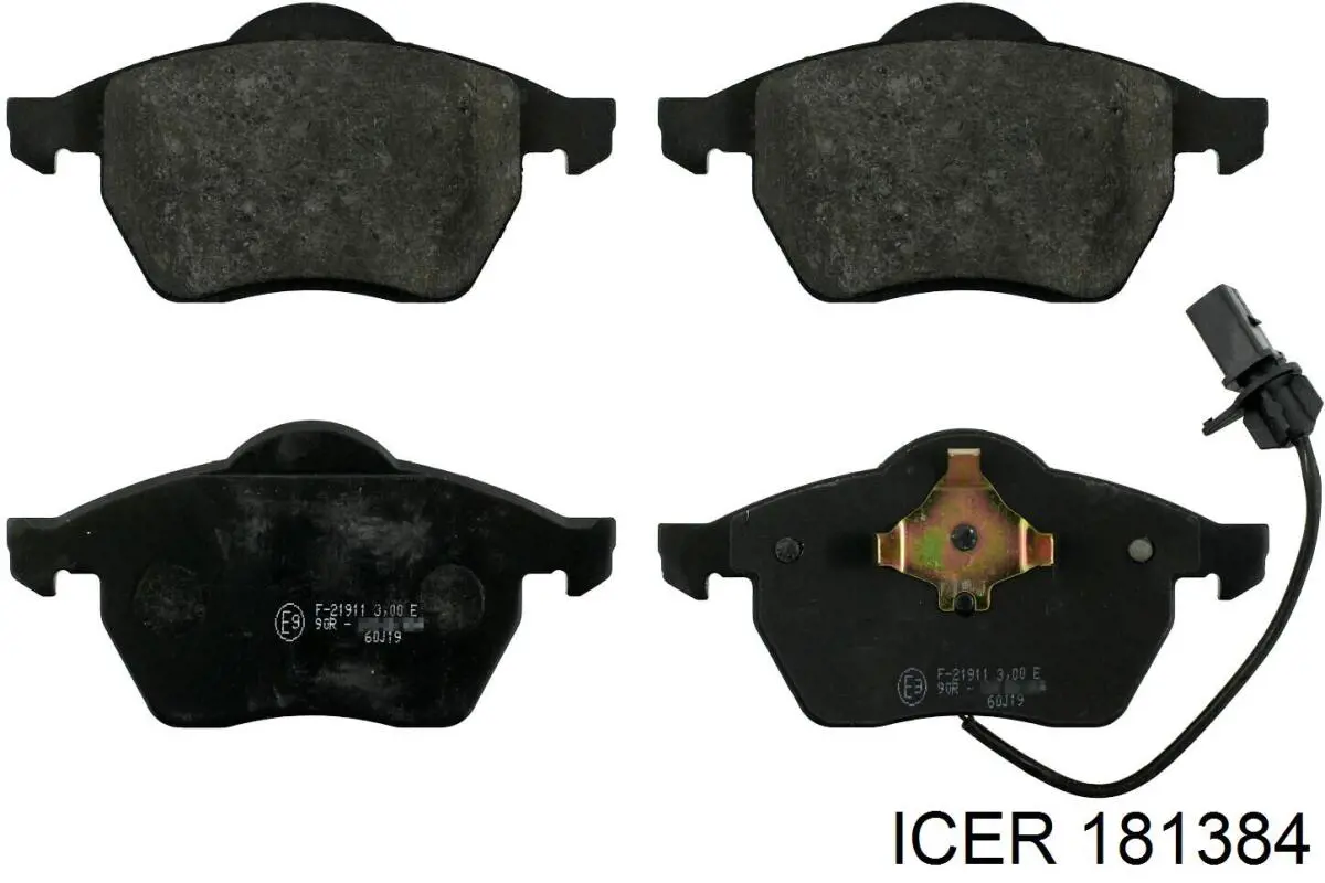 181384 Icer Колодки передние