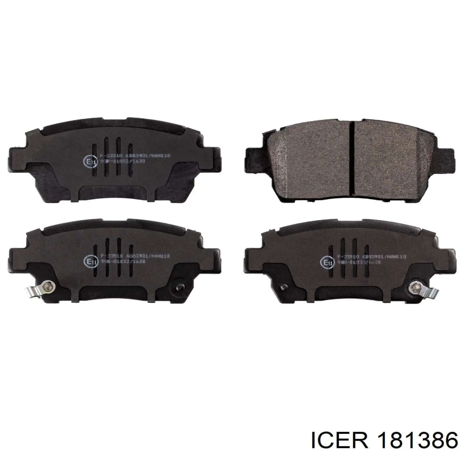 181386 Icer Колодки передние