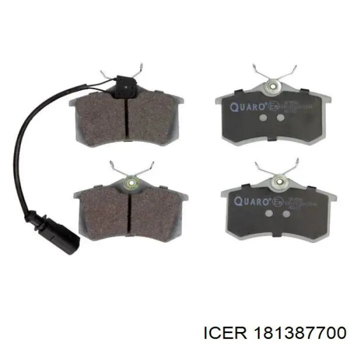 Колодки дисковые  Icer 181387700 цена, от 20.18 USD