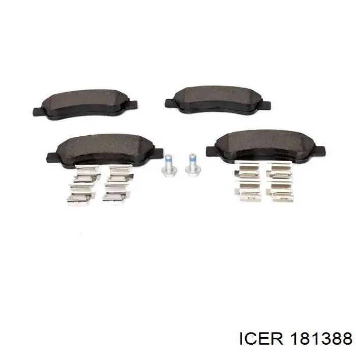 Колодки Icer 181388 цена, от 16.26 USD