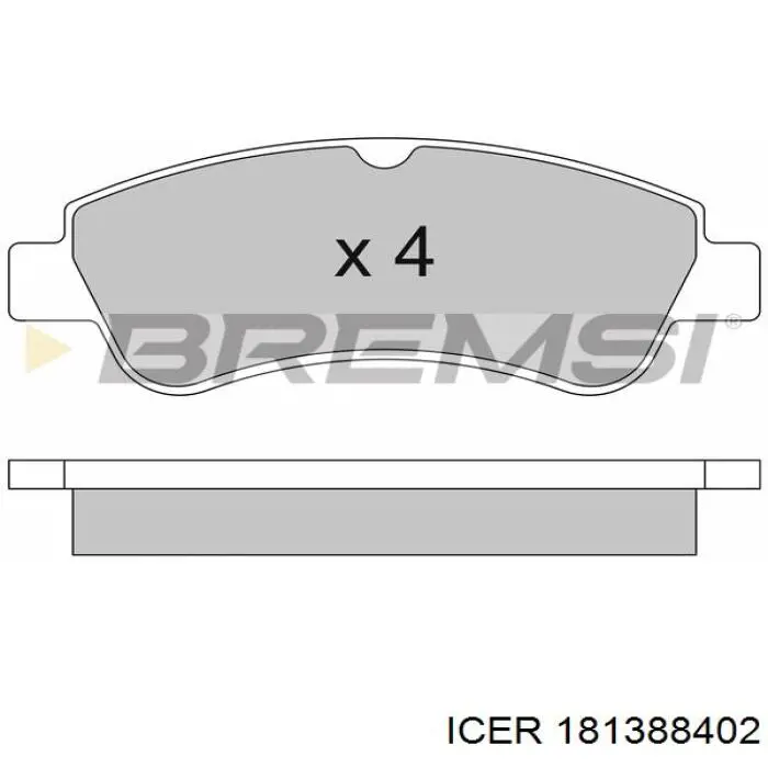 Колодки Icer 181388402 цена, от 17.04 USD