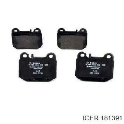 Задние дисковые колодки Icer 181391