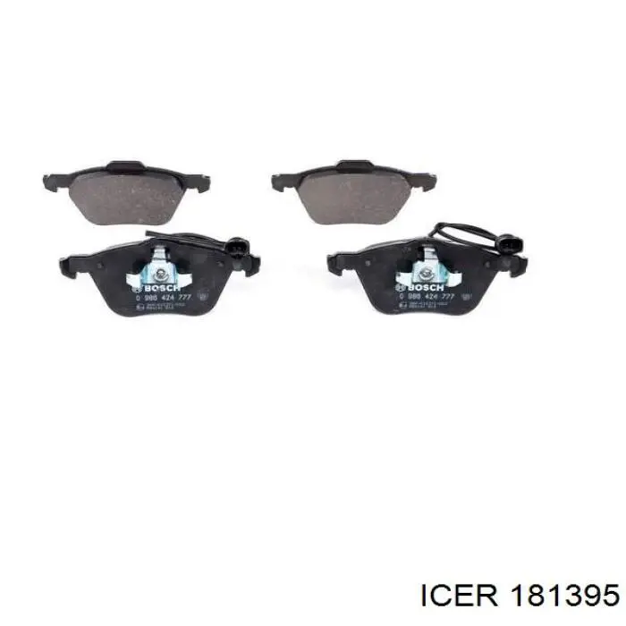 Тормозные колодки Icer 181395