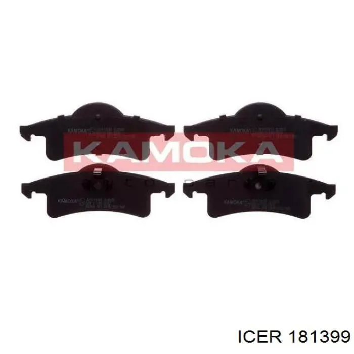 Купить 181399 Icer Колодки тормозные задние, дисковые