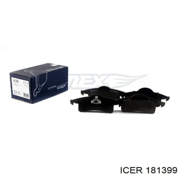 Задние тормозные колодки 181399 Icer