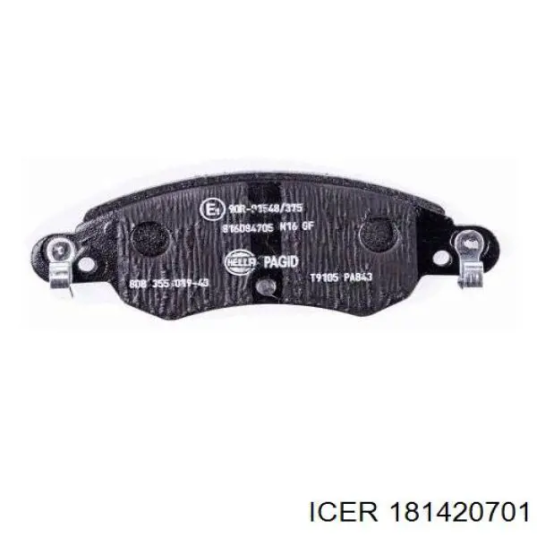 Передние тормозные колодки 181420701 Icer
