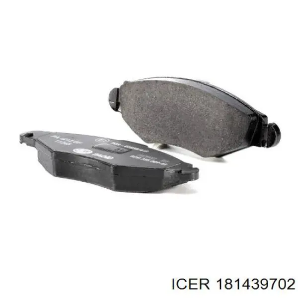Передние тормозные колодки 181439702 Icer