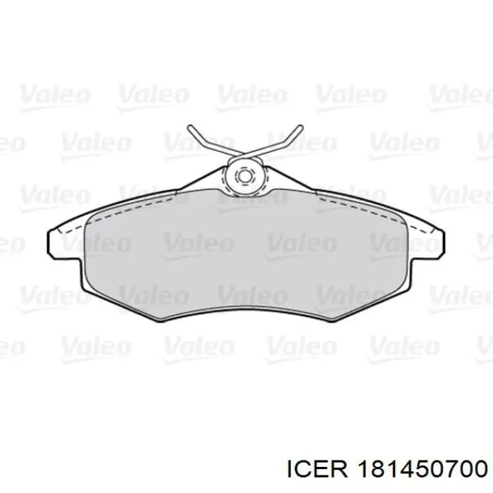 181450700 Icer Колодки передние
