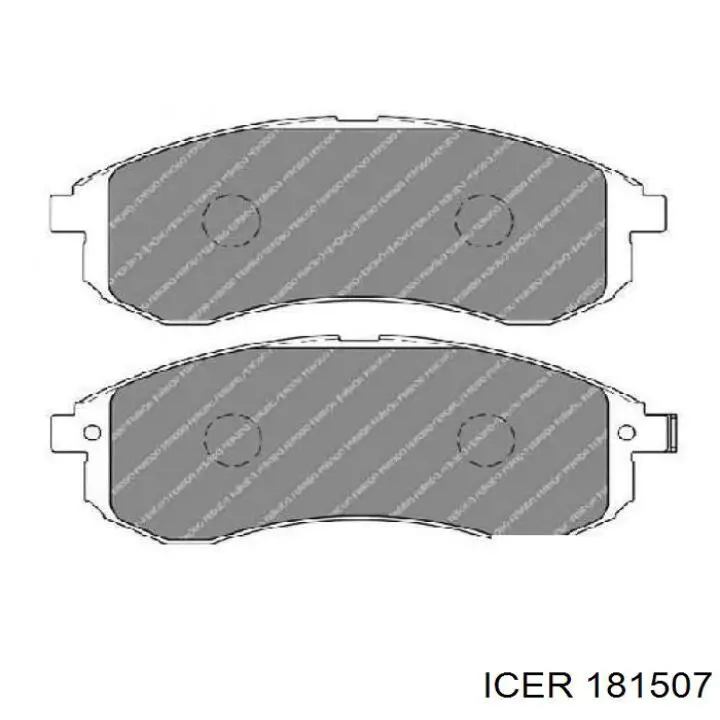 Купить 181507 Icer Колодки тормозные