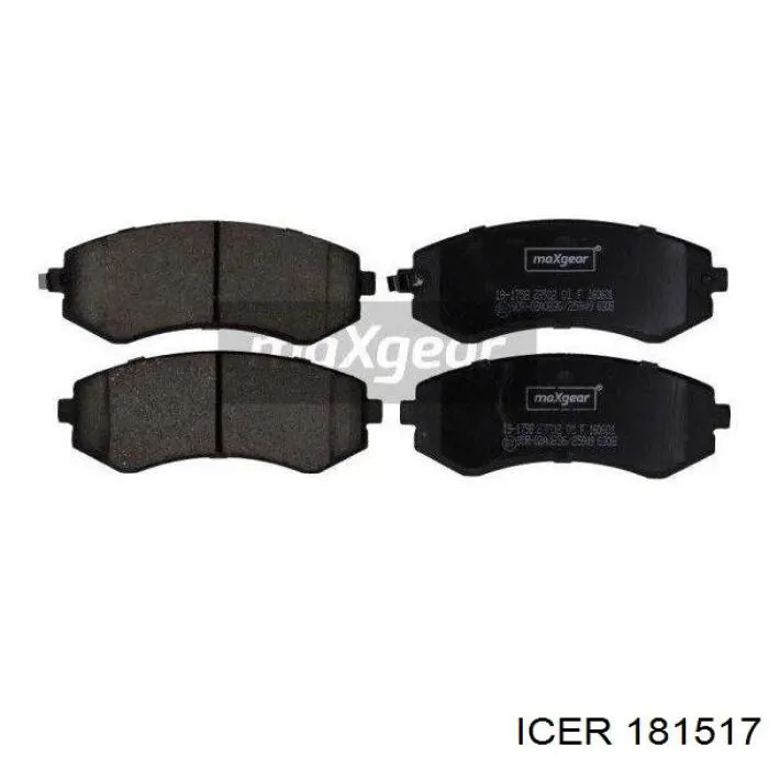 Колодки дисковые  Icer 181517 цена, от 15.74 USD