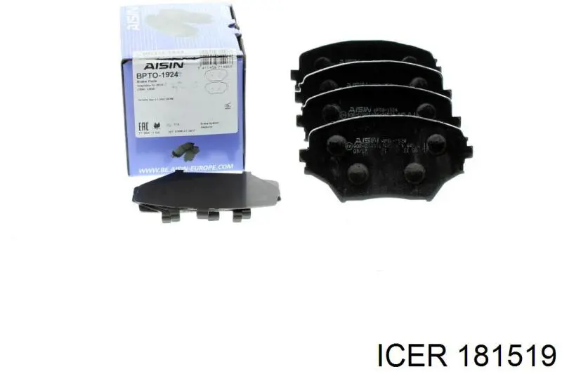 Колодки Icer 181519 цена, от 23.05 USD
