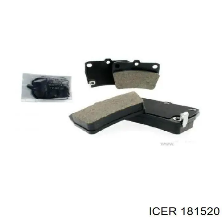 Колодки дисковые  Icer 181520 цена, от 16.16 USD