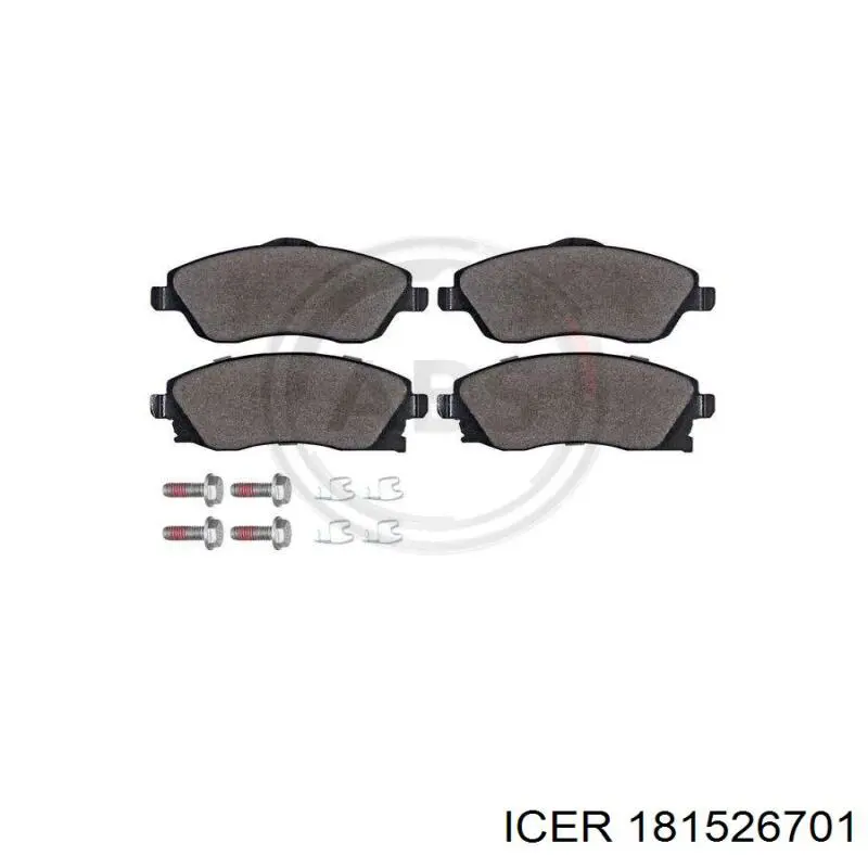 Купить 181526701 Icer Колодки тормозные