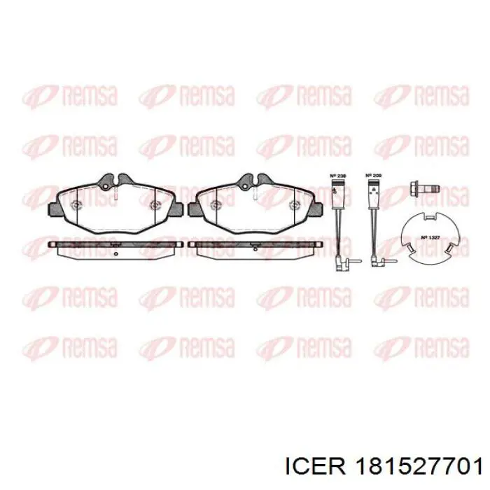 Колодки Icer 181527701 цена, от 31.93 USD