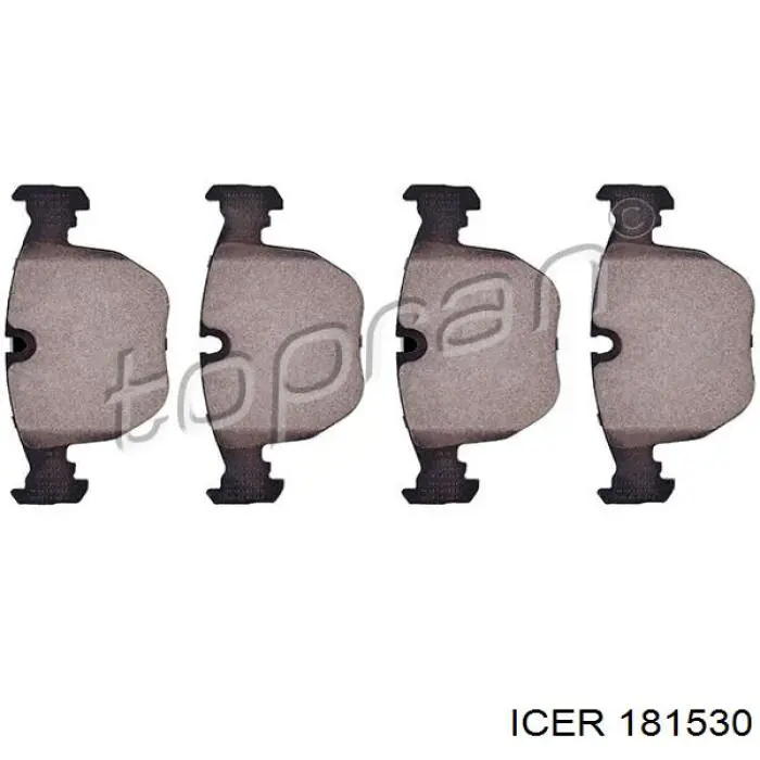 181530 Icer Колодки передние