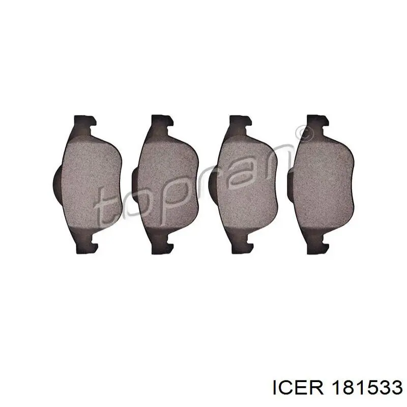 Купить 181533 Icer Колодки тормозные