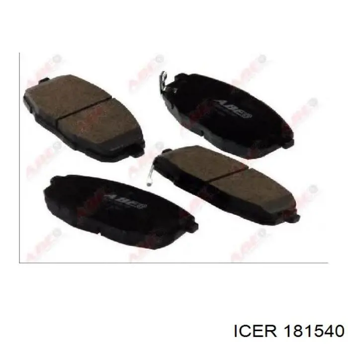 Колодки Icer 181540 цена, от 19.60 USD