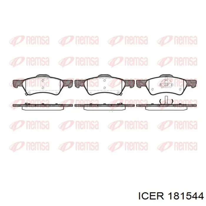 Купить 181544 Icer Колодки тормозные