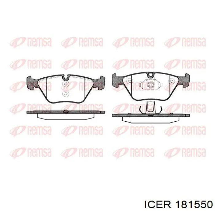 181550 Icer Колодки передние