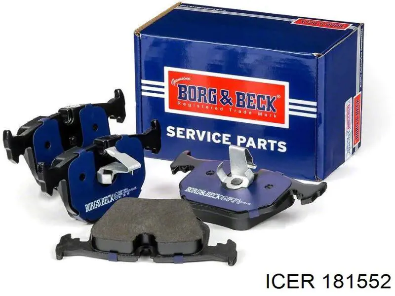 Купить 181552 Icer Колодки тормозные задние, дисковые