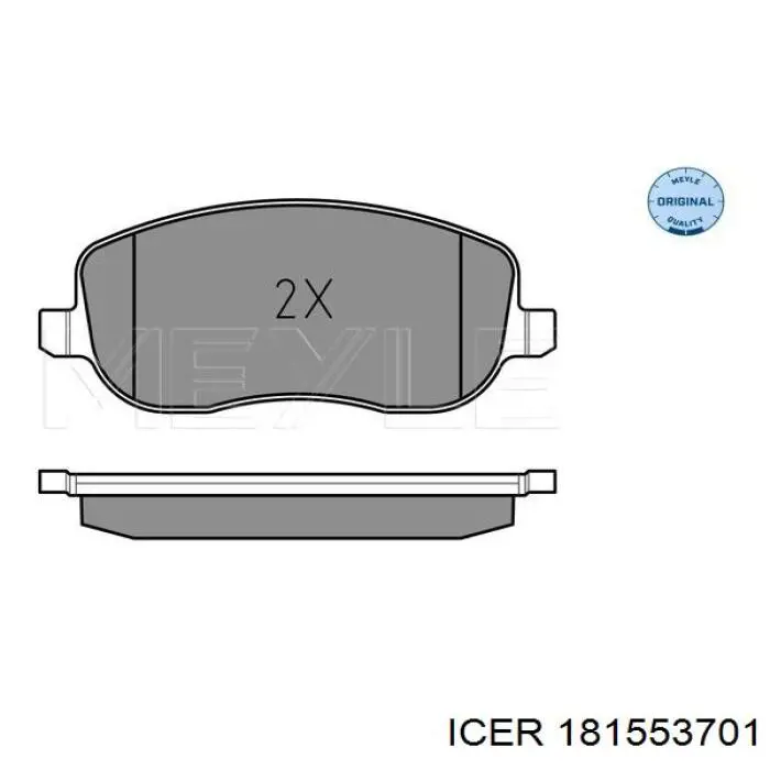 181553701 Icer Колодки передние