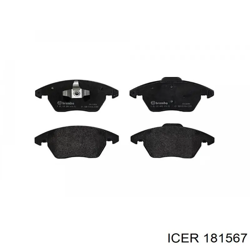 Колодки Icer 181567 цена, от 27.76 USD