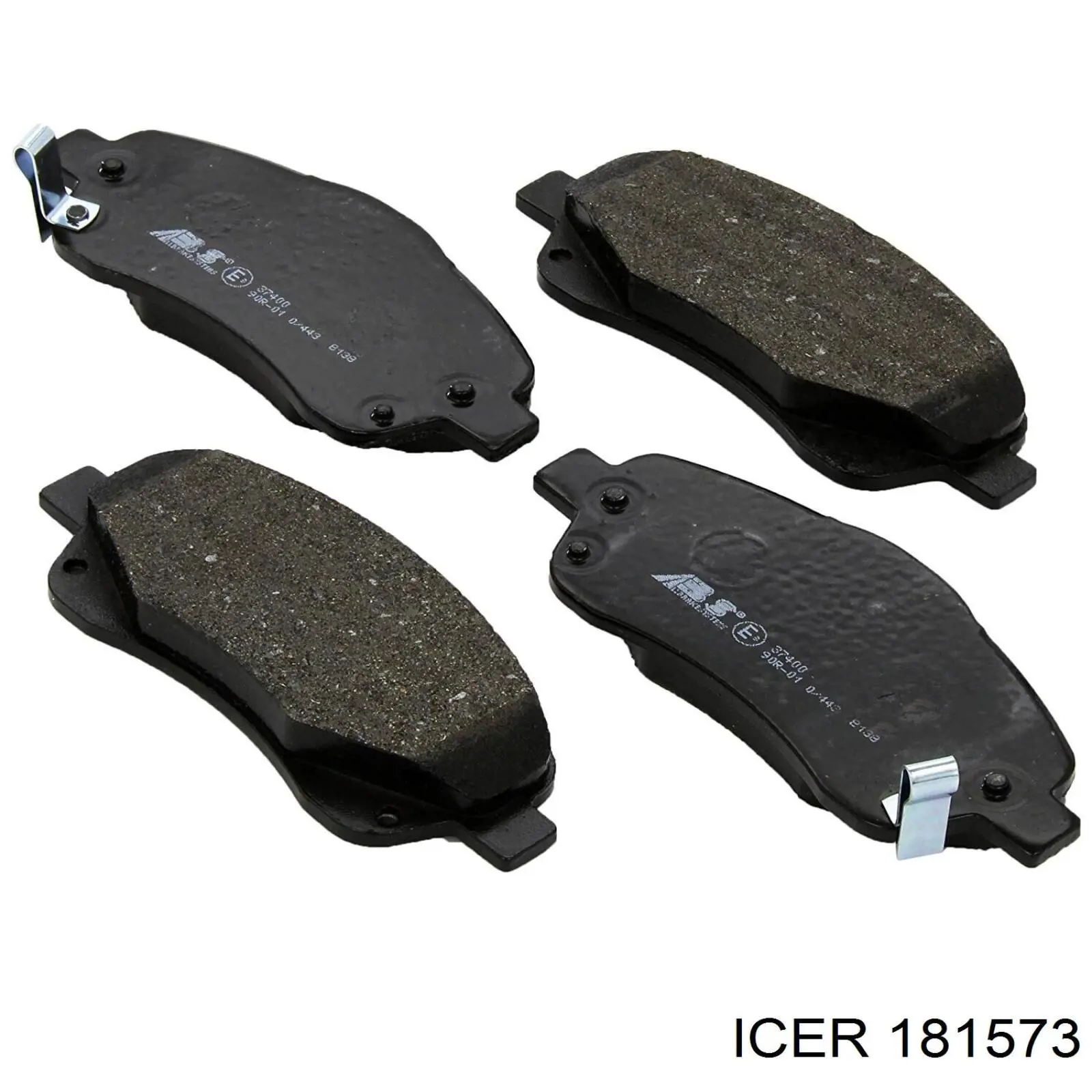 Передние тормозные колодки 181573 Icer