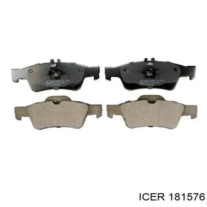 Задние дисковые колодки Icer 181576