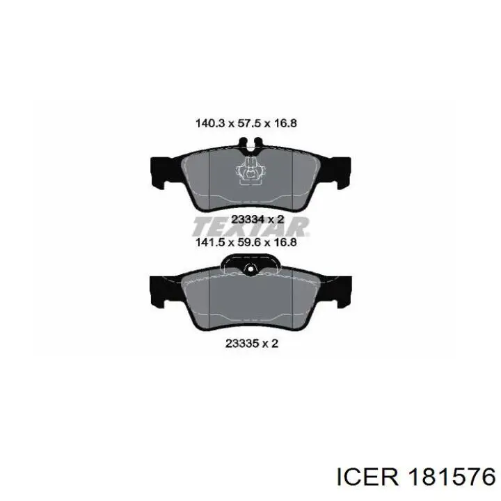 Колодки дисковые  Icer 181576 цена, от 25.71 USD