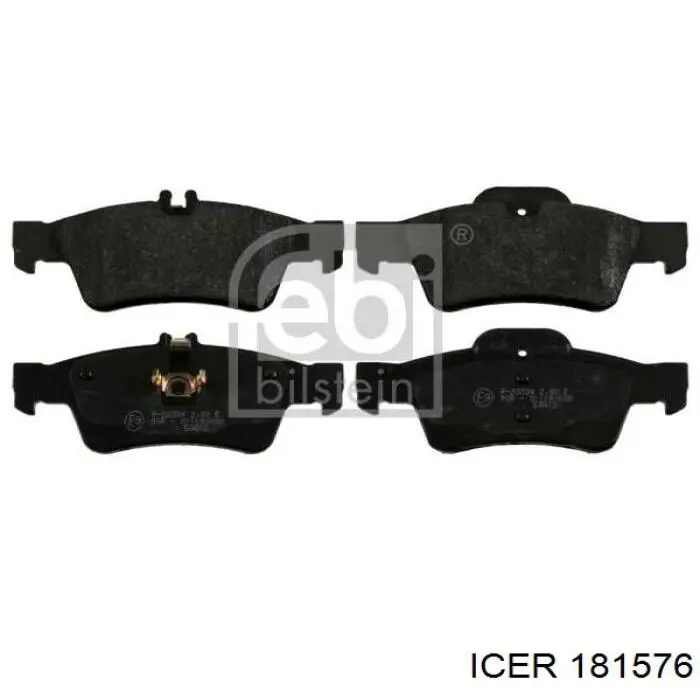 Купить 181576 Icer Колодки тормозные задние, дисковые