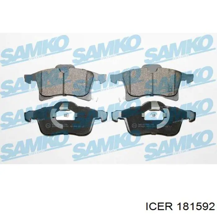 Купить 181592 Icer Колодки тормозные