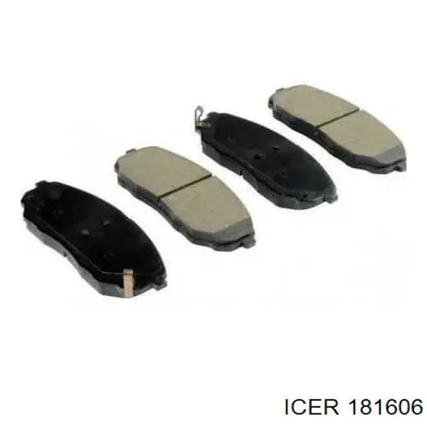 Передние тормозные колодки 181606 Icer