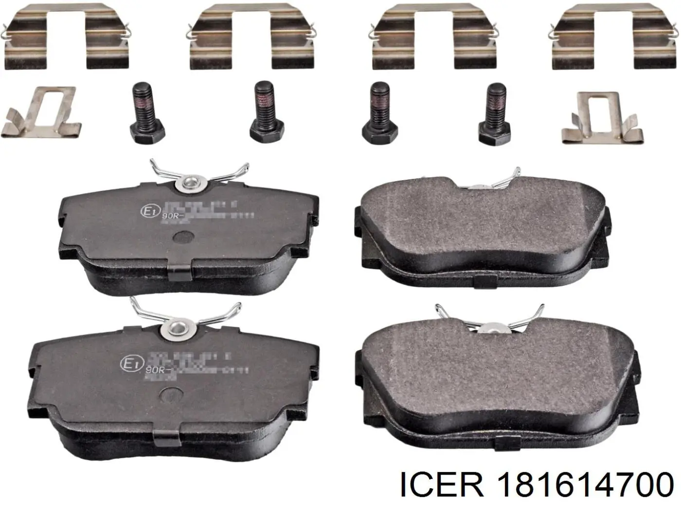 Задние тормозные колодки 181614700 Icer