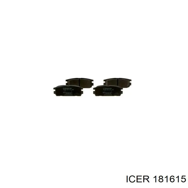 Колодки дисковые  Icer 181615 цена, от 23.10 USD