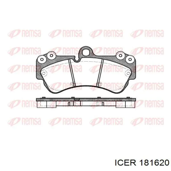 Колодки Icer 181620 цена, от 51.43 USD