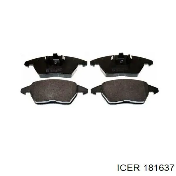 Передние тормозные колодки 181637 Icer