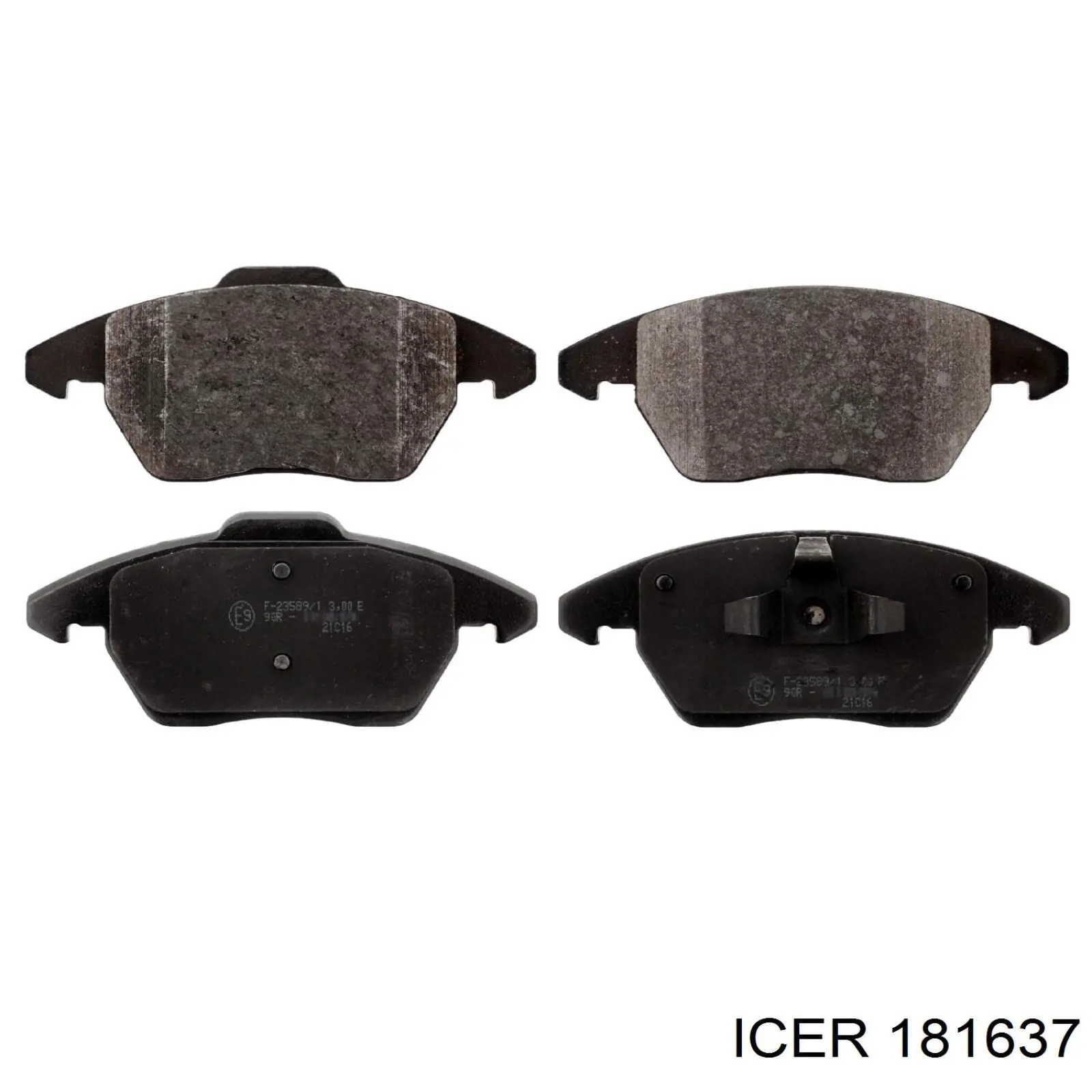 Купить 181637 Icer Колодки тормозные