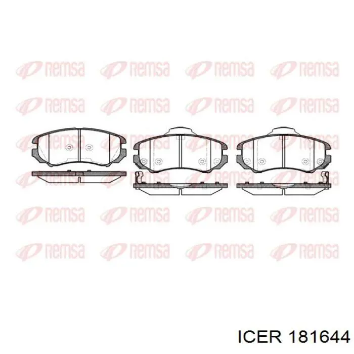 181644 Icer Колодки передние