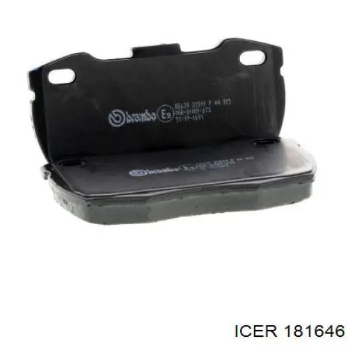 Купить 181646 Icer Колодки тормозные задние, дисковые