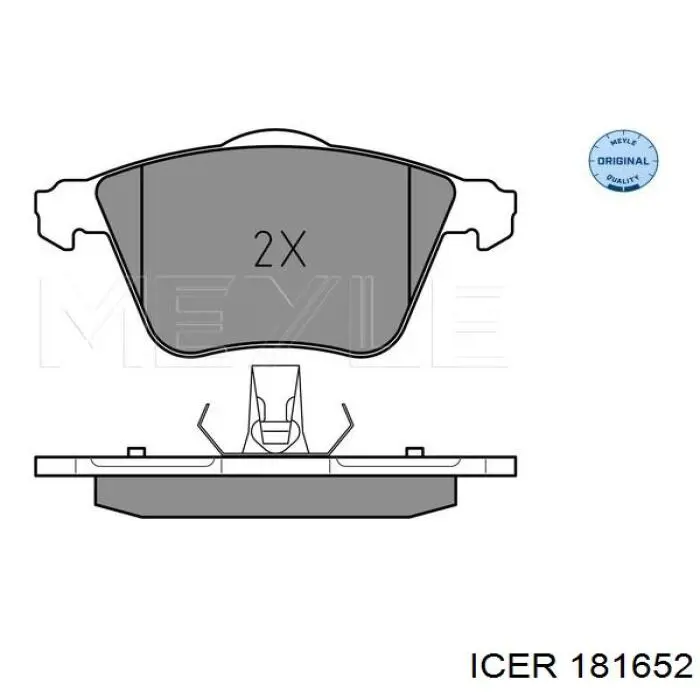 Колодки Icer 181652 цена, от 34.45 USD