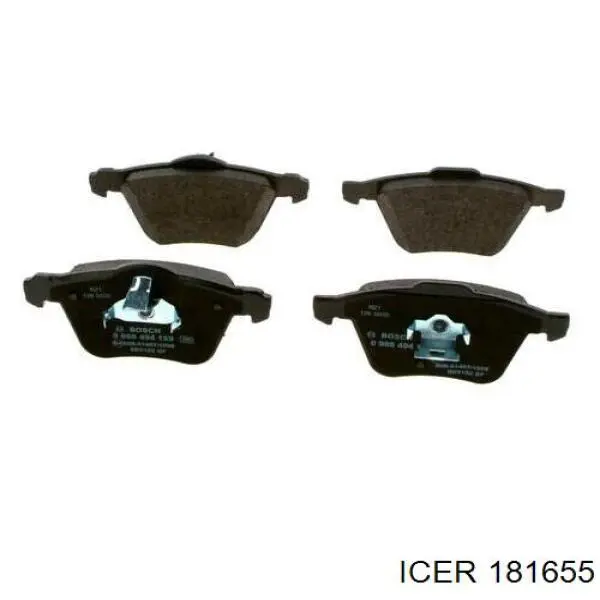 Передние тормозные колодки 181655 Icer