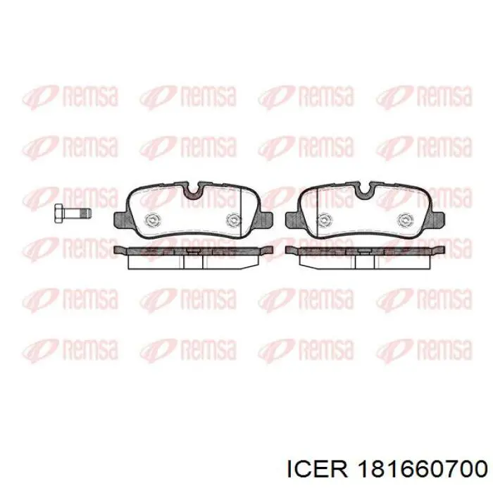 Колодки Icer 181660700 цена, от 26.65 USD