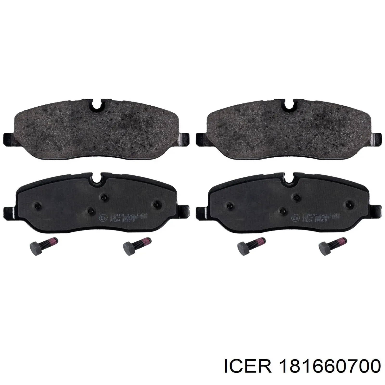 181660700 Icer Колодки передние