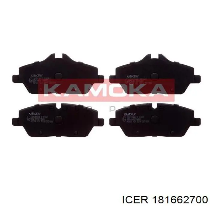 181662700 Icer Колодки передние