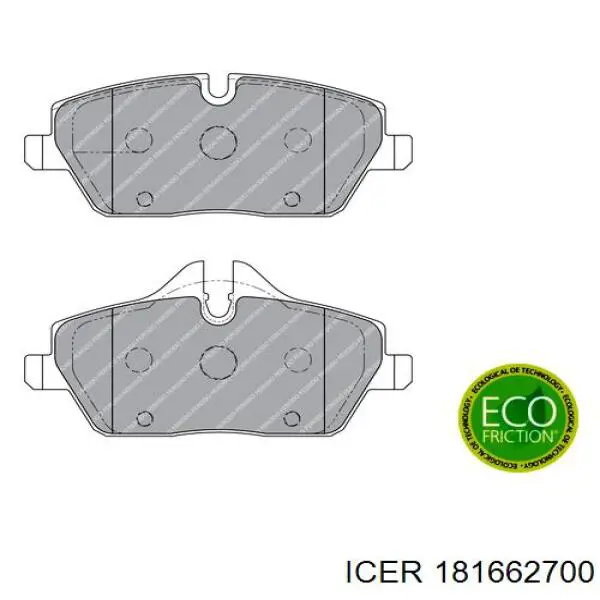 Колодки Icer 181662700 цена, от 30.80 USD