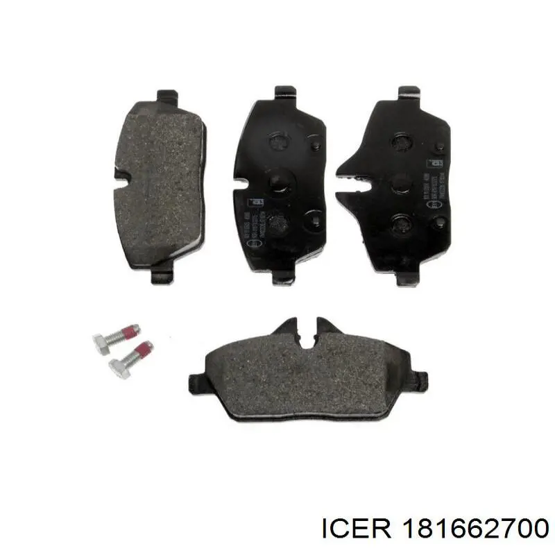 181662700 Icer Колодки передние