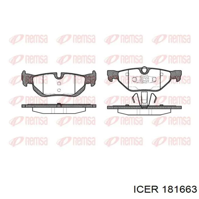 Колодки дисковые  Icer 181663 цена, от 25.65 USD