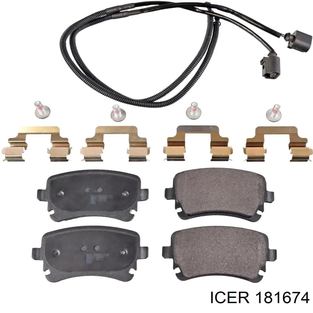 Колодки дисковые  Icer 181674 цена, от 31.67 USD